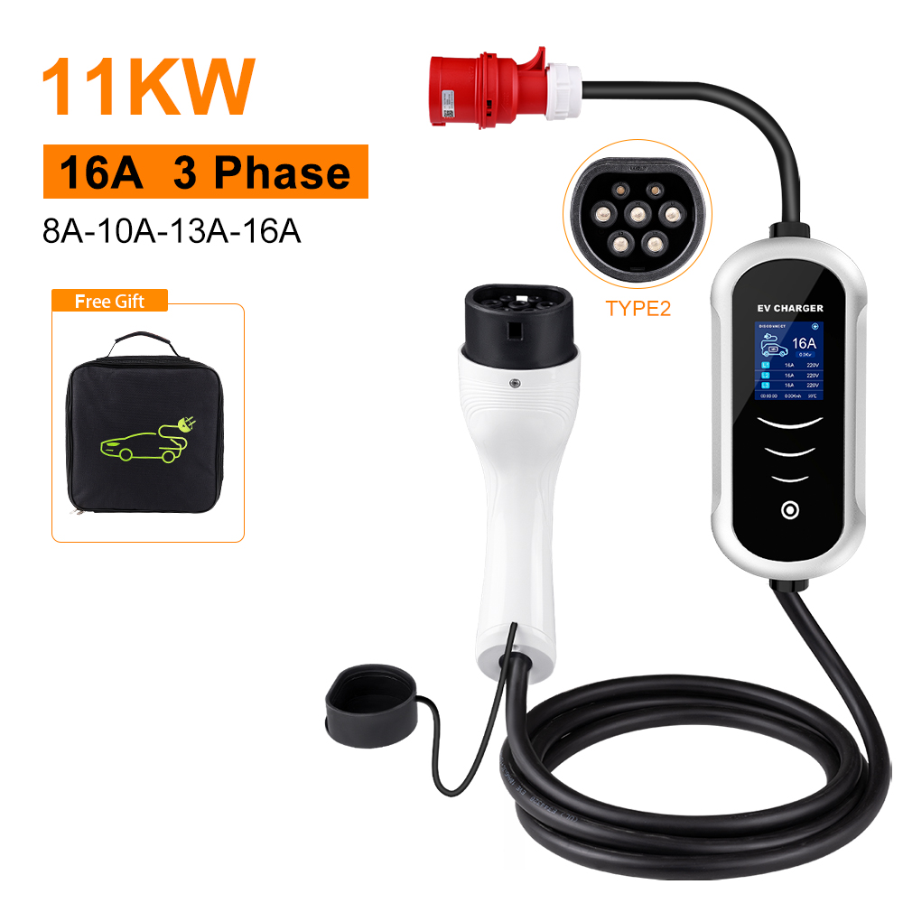 IPENGEN Tipo 2 Carregador EV P - Portable Ev Charger 32A Type 2 Cee Plug avaliação e preço