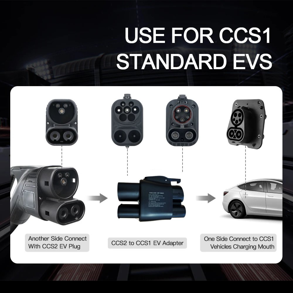 Beret ev carregador ccs2 para  - Ccs2 To Ccs1 Fast Charge Adapter 250Kw avaliação e preço